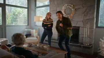 Punto jacquard Canesú Savannah de Superdry usado por Brie Sheridan (Zibby Allen) en Virgin River (T05E12)