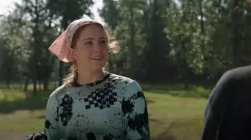 Troy Lee Designs Lilium Woman Long Sleeve Jersey porté par Katie Felming-Morris (Baye McPherson) comme on le voit dans Heartland (S17E10)