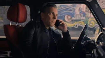 Reiss Mars Leather Jacket worn by Danny (Sebastian Maniscalco) as seen in Bookie (S01E01)