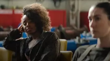 Zadig & Voltaire Leopard Christy Camisole worn by Officer (Kirby Howell-Baptiste) as seen in Culprits (S01E01)