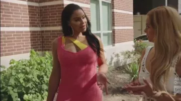 Fashion Nova Allira Maxi Dress - Salmon worn by Mia Thornton as seen in The Real Housewives of Potomac (S08E05)