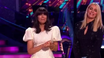 Sister Jane Hori­zon Mi­ni dress worn by Claudia Winkleman as seen in Strictly Come Dancing: It Takes Two (S21E04)