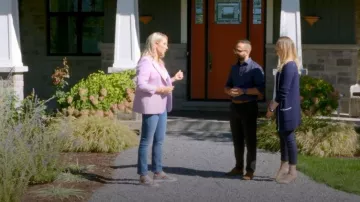 Christian Louboutin Leather Train­ers worn by Rachel Werner as seen in Lakefront Luxury (S04E01)