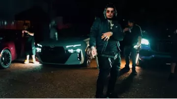 Amiri Overdyed Black Bandana 'MX1' Jeans usados por DeeBaby en Can't Tell Me ( VIDEO OFICIAL )