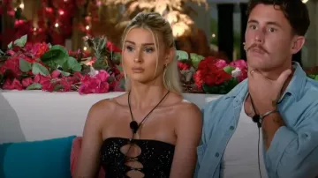 White Fox Boutique It's All About Me Strapless Diamante Mini Dress