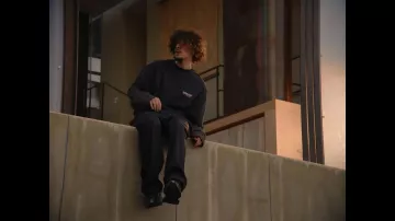 The black Balenciaga sneakers worn by Khali in his Bottega clip
