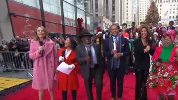 J. Crew Double-Breasted Teddy Sherpa Topcoat worn by Savannah Guthrie as seen in Today on  December 6, 2023
