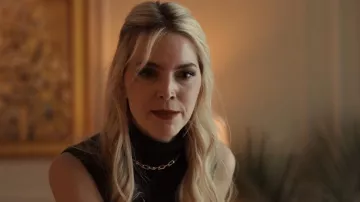 Collar de eslabones graduados Tiffany HardWear usado por Lana (Alyson Gorske) como se ve en Obliterated (S01E07)