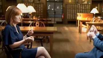 Vince Camuto Scuba Crepe Bodycon Dress worn by Anna Werner as seen in CBS Mornings on December 5, 2023