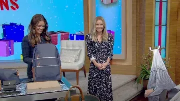 Faherty Legend Sweater Maxi Dress worn by Monica Mangini as seen in LIVE with Kelly and Mark on December 5, 2023