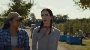 Free People One of the Girls Hen­ley worn by Lucy (Krysten Ritter) as seen in Orphan Black: Echoes (S01E01)