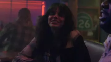 Rails Hunter Shirt Mixed Onyx Plaid worn by Lorraine (Vanessa Ferlito) as seen in Bookie (S01E03)