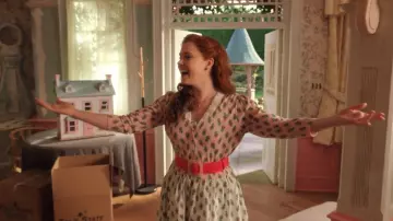Floral Dress worn by Giselle (Amy Adams) in Disenchanted movie