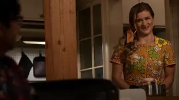 Tory Burch Nadia Wallpaper Floral Dress worn by Paige Hardaway (Jenna Boyd) as seen in Atypical (S04E10)