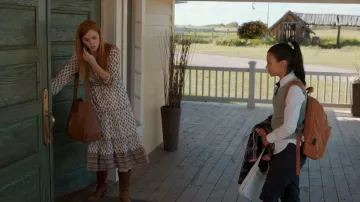 Frye Veronica Harness Boots worn by Dr. Katherine Walter (Sarah Rafferty) as seen in My Life with the Walter Boys (S01E01)