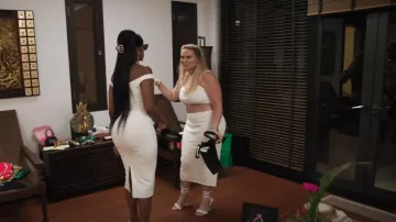 Fendi Mono­gram Lo­go Skirt worn by Heather Gay as seen in The Real Housewives Ultimate Girls Trip (S03E06)