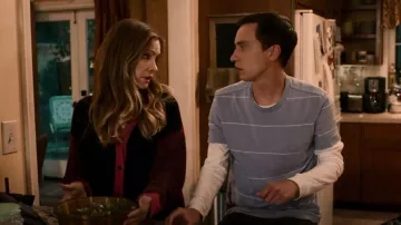 Marni Color Block Cashmere Cardigan worn by Elsa Gardner (Jennifer Jason Leigh) as seen in Atypical (S04E10)