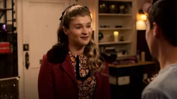 Topshop Oversize Collar Mini Dress worn by Paige Hardaway (Jenna Boyd) as seen in Atypical (S04E10)