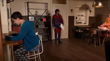 Rokit Black­top Track Pants worn by Zahid (Nik Dodani) as seen in Atypical (S04E02)