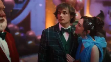 Bronx & Banco Anna Light Blue Gown worn by Riley (Ruby Jay) as seen in The Santa Clauses (S02E06)