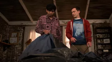 Supreme Laces Ray­on Shirt worn by Zahid (Nik Dodani) as seen in Atypical (S04E04)