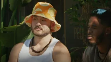 Zara Lemon Bucket Hat worn by Peter as seen in FBoy Island (S03E07)