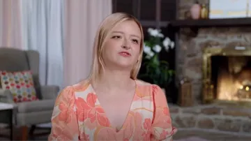 Top corto floral tejido O'Neill usado por Devin como se ve en 90 Day Fiancé (T10E10)