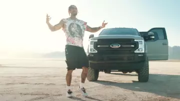 Polo Ralph Lauren White & Navy Pony Crew Socks worn by Dave East in Million Off Rap (Official Video)