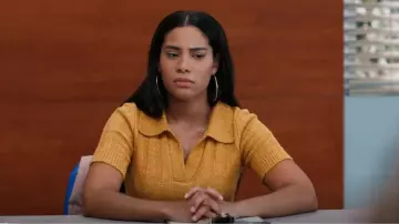 Urban Outfiters Andrea Top worn by Daisy Jiménez (Haskiri Velazquez) as seen in Saved by the Bell (S02E05)