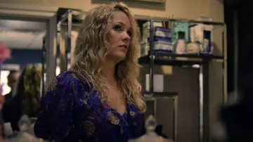 Ba&sh Chella Top worn by Sandra (Andrea Anders) as seen in Bookie (S01E04)