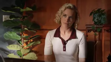 Rouje Divina Top worn by Juliet Higgins (Perdita Weeks) as seen in Magnum P.I. (S05E18)