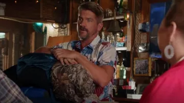 Patagonia Malihini Pataloha® Shirt worn by Rick (Zachary Knighton) as seen in Magnum P.I. (S05E18)