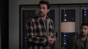 AllSaints Deville Jacket worn by Mark Trent (Brett Dalton) as seen in Found (S01E10)