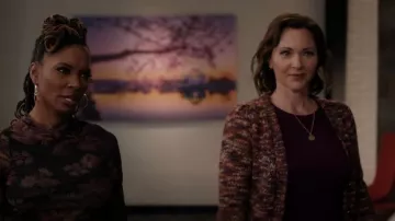 Veronica Beard Amosa Cardigan usado por Margaret Reed (Kelli Williams) como se ve en Found (T01E10)