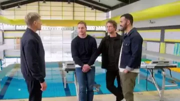 Veste en denim durable de la semaine portée par Wesley Senna Cortes dans The Bachelor (S11E02)