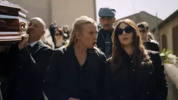 Versace Sunglasses worn by Bianca (Monica Bellucci) as seen in Mafia Mamma movie