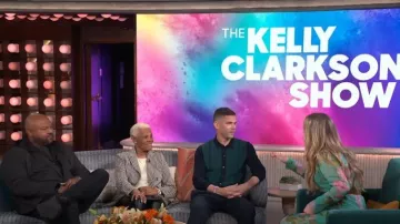 Todd Snyder Ottoman Stripe Polo worn by Mikey Day as seen in The Kelly Clarkson Show on December 5, 2023