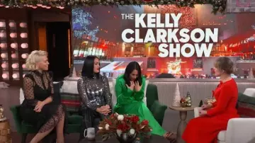 Ser.O.Ya Zarri Silk Pant worn by Brie Bella as seen in The Kelly Clarkson Show on December 13, 2023