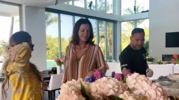 Pijama Nordstrom Moonlight Eco usado por Julia Lemigova como se ve en The Real Housewives of Miami (S06E07)