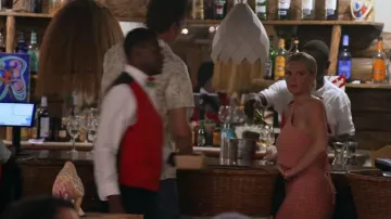 Gianni Bini Edie Crochet Halter Neck Top And Skirt worn by Madison LeCroy as seen in Southern Charm (S09E13)