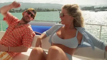 Sojos Retro Round Double Bridge Polarized Sunglasses worn by Madison LeCroy as seen in Southern Charm (S09E13)