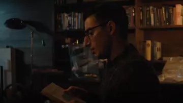 Loro Piana Ribbed Cashmere and Mohair-Blend Sweater worn by Oliver (Ryan J. Haddad) as seen in A Murder at the End of the World (S01E06)
