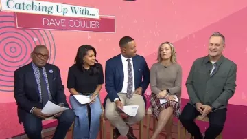 Talbots Fringe Wrap Skirt in Amazing Plaid worn by Dylan Dreyer as seen in Today on December 15, 2023