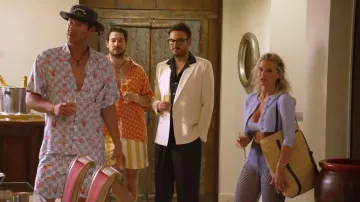 Cult Gaïa Iriel Cro­chet-Knit Flared Pants worn by Madison LeCroy as seen in Southern Charm (S09E13)