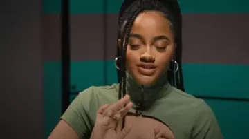 Asos Daisy Street Top worn by 097 (Jada Sasha) as seen in Squid Game: The Challenge (S01E01)