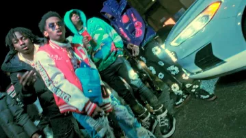 Sudadera con capucha Amiri Tropical Eden Rock Print usada por Fivio Foreign en Get Deady by Fivio Foreign & 41 (Jenn Carter, Kyle Richh & TaTa) (Offa Pill) [Video oficial]