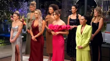 Meshki Angelique Maxi Dress portée par Amelia Easey dans The Bachelor (S11E08)