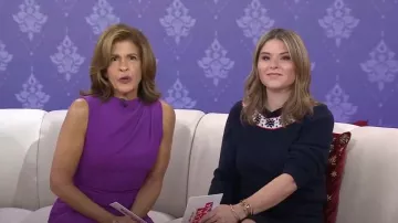 Suéter de A.P.C. Michelle usado por Jenna Bush Hager como se ve en Today with Hoda & Jenna el 18 de diciembre de 2023