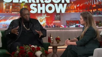 Chaqueta Prada Re-Nylon Blouson usada por Killer Mike como se ve en The Kelly Clarkson Show el 15 de diciembre de 2023
