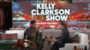 Nicholas Ayada Skirt worn by Kelly Clarkson as seen in The Kelly Clarkson Show on December 18, 2023